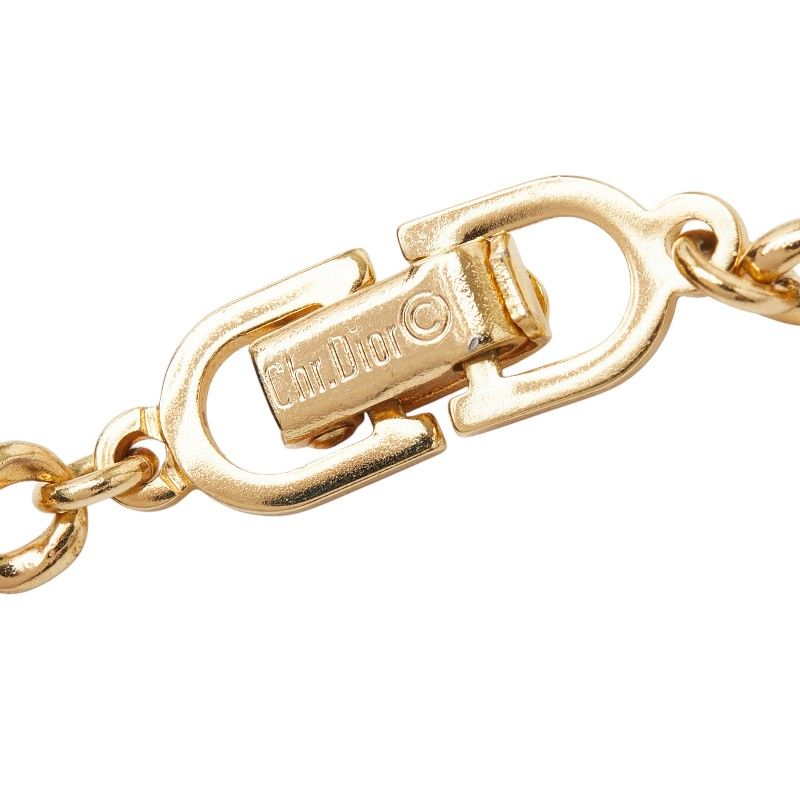 Dior Chain Necklace Gold Plated — view 5