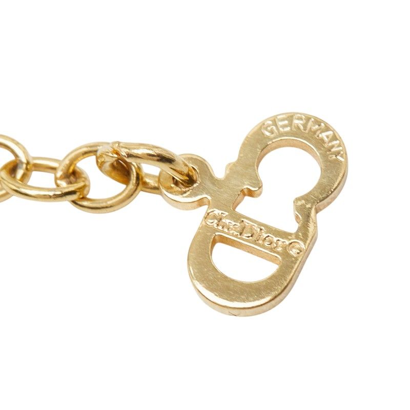 Dior CD Logo Gold Plated Necklace — view 6