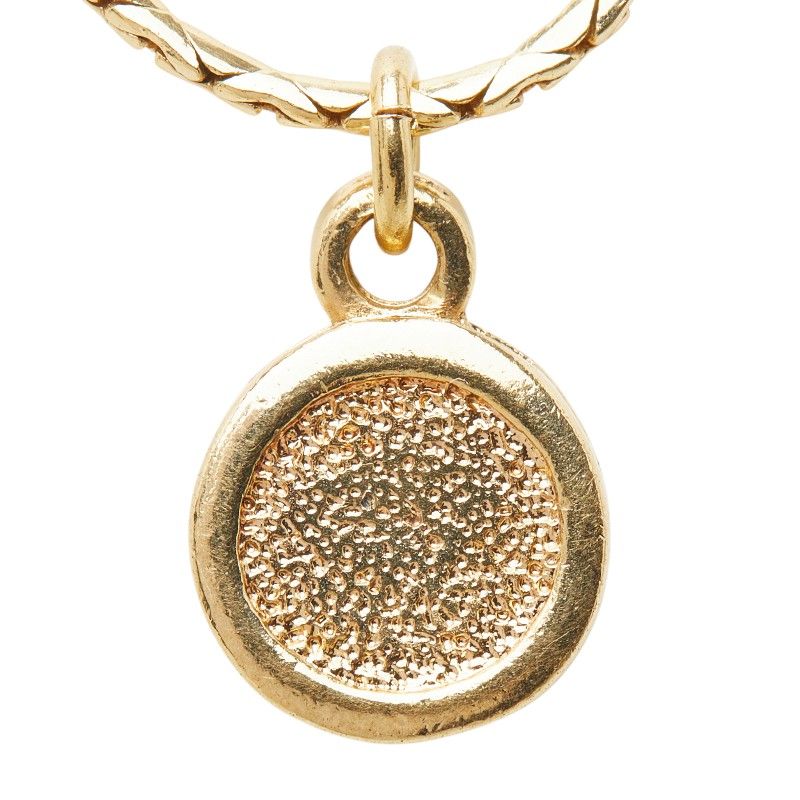 Dior CD Logo Gold Plated Necklace — view 3
