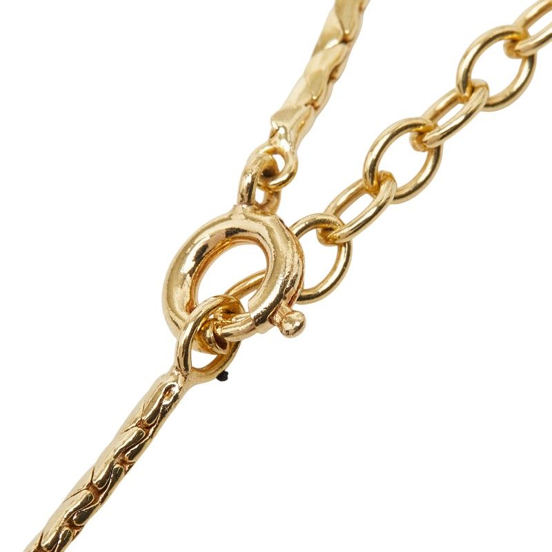 Dior CD Logo Gold Plated Necklace — view 5