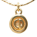 Dior CD Logo Gold Plated Necklace — view 2