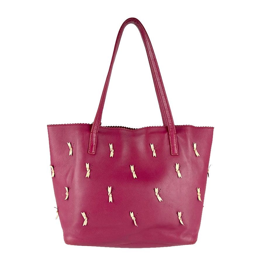 Loewe Handbag Leather Red Wine — view 3