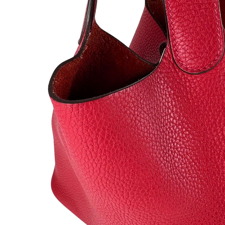 Hermes Handbag Picotin Lock PM 22 Rouge Kazak — view 6