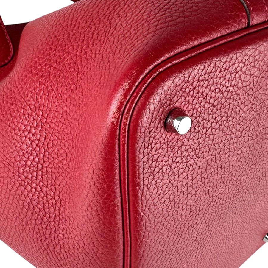 Hermes Handbag Picotin Lock PM 22 Rouge Kazak — view 8