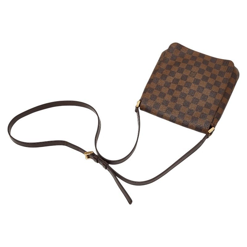 Louis Vuitton Damier Musette Salsa Long Crossbody Shoulder Bag Brown — view 8