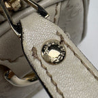 Gucci Guccissima Handbag Mini Boston Leather Ivory — view 5