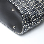 Chanel Handbag Straw Tote CC Logo — view 6