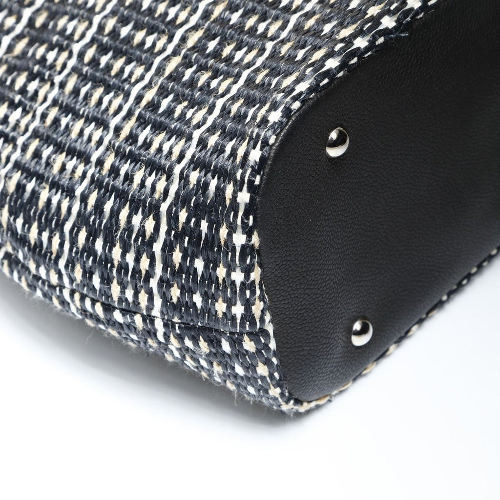 Chanel Handbag Straw Tote CC Logo — view 5