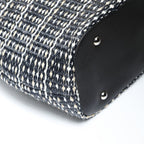 Chanel Handbag Straw Tote CC Logo — view 5