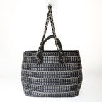 Chanel Handbag Straw Tote CC Logo — view 2