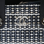 Chanel Handbag Straw Tote CC Logo — view 8