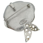 Chanel Camellia Brooch Pin Badge Pink Beige Silver — view 5