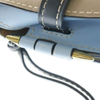 Loewe Gate Dual Small Shoulder Bag Sand Blue Leather Gold Greige Navy — view 5