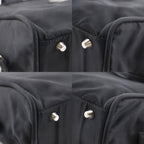Prada Mini Boston Nylon Black Handbag — view 4