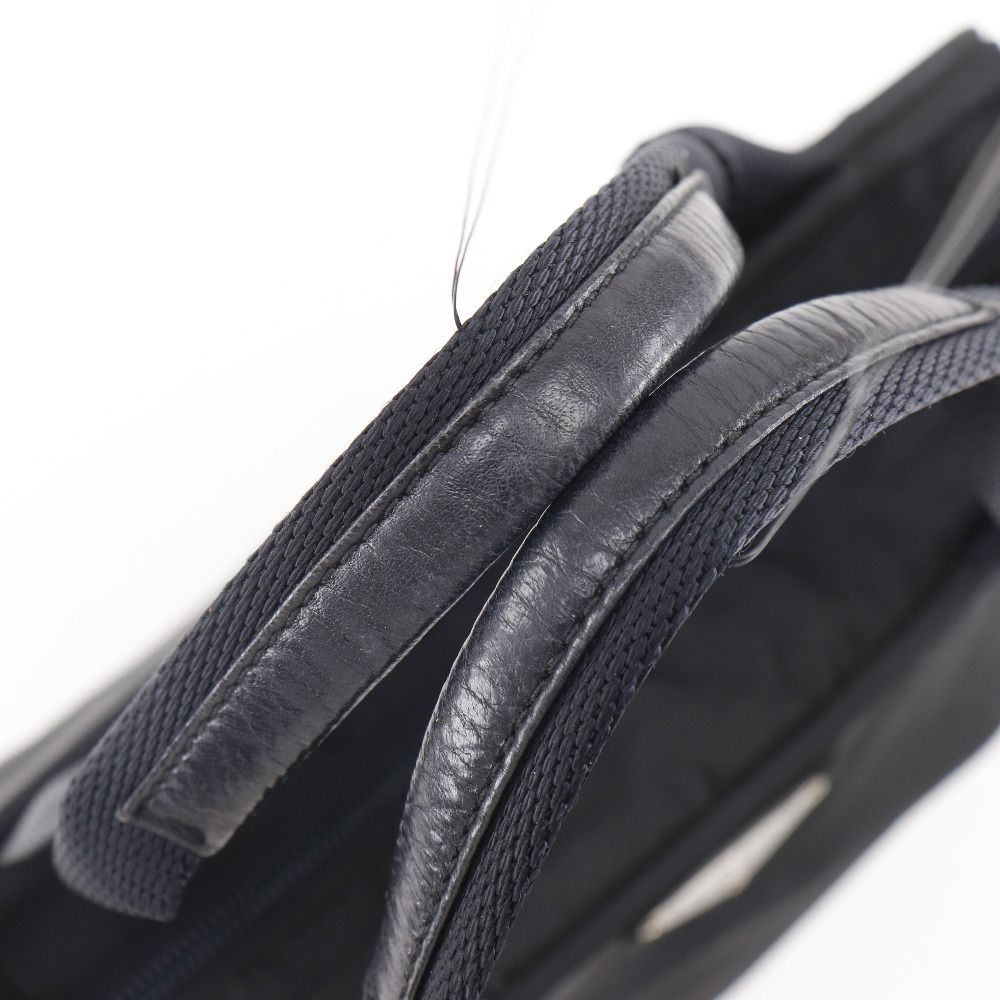 Prada Mini Boston Nylon Black Handbag — view 5