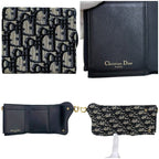 Dior Trifold Wallet Navy Blue — view 2
