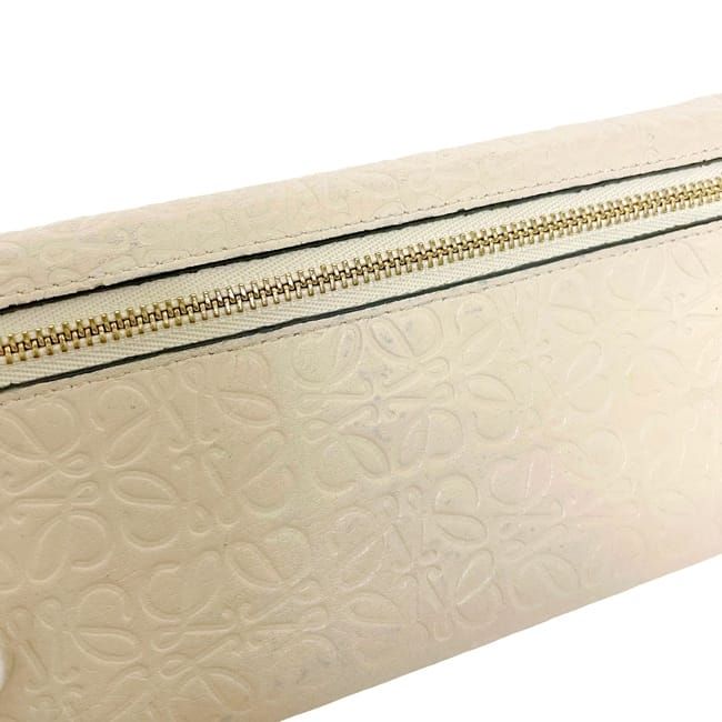 Loewe Bifold Wallet Beige Repeat Anagram — view 9