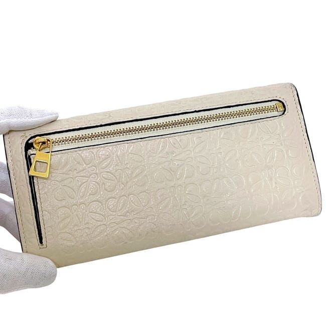 Loewe Bifold Wallet Beige Repeat Anagram — view 7