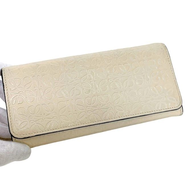 Loewe Bifold Wallet Beige Repeat Anagram — view 6