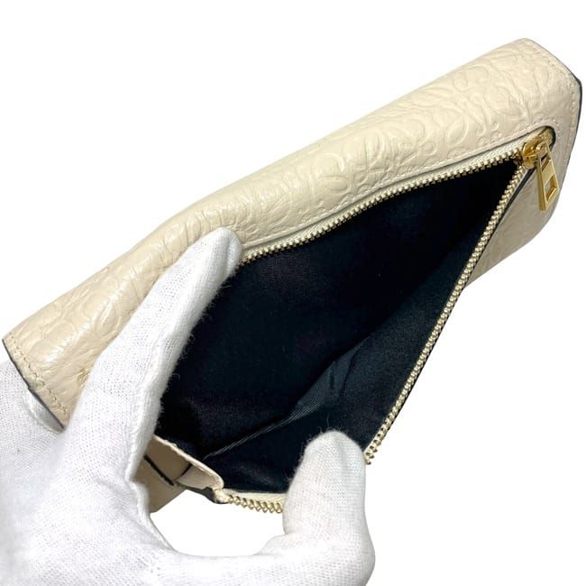 Loewe Bifold Wallet Beige Repeat Anagram — view 4