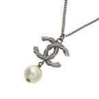 Chanel Necklace Silver — view 3