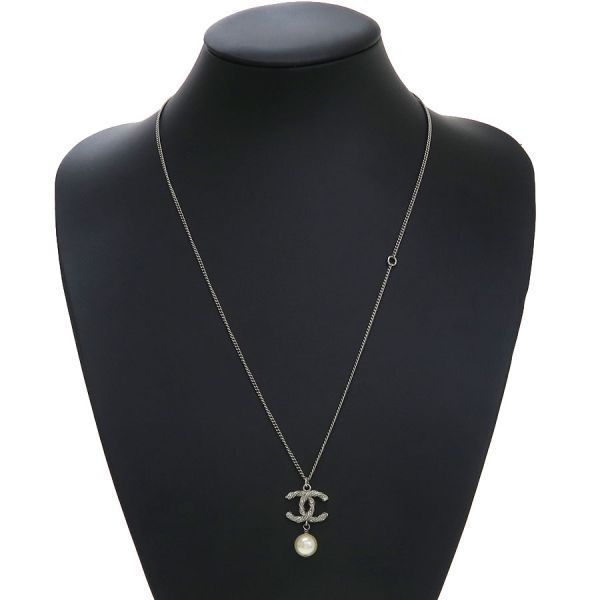 Chanel Necklace Silver — view 8
