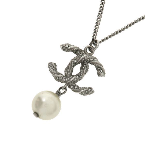 Chanel Necklace Silver — view 2