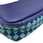 Bottega Veneta Intrecciato Leather Pouch Multi Case Cosmetic Navy Blue — view 4
