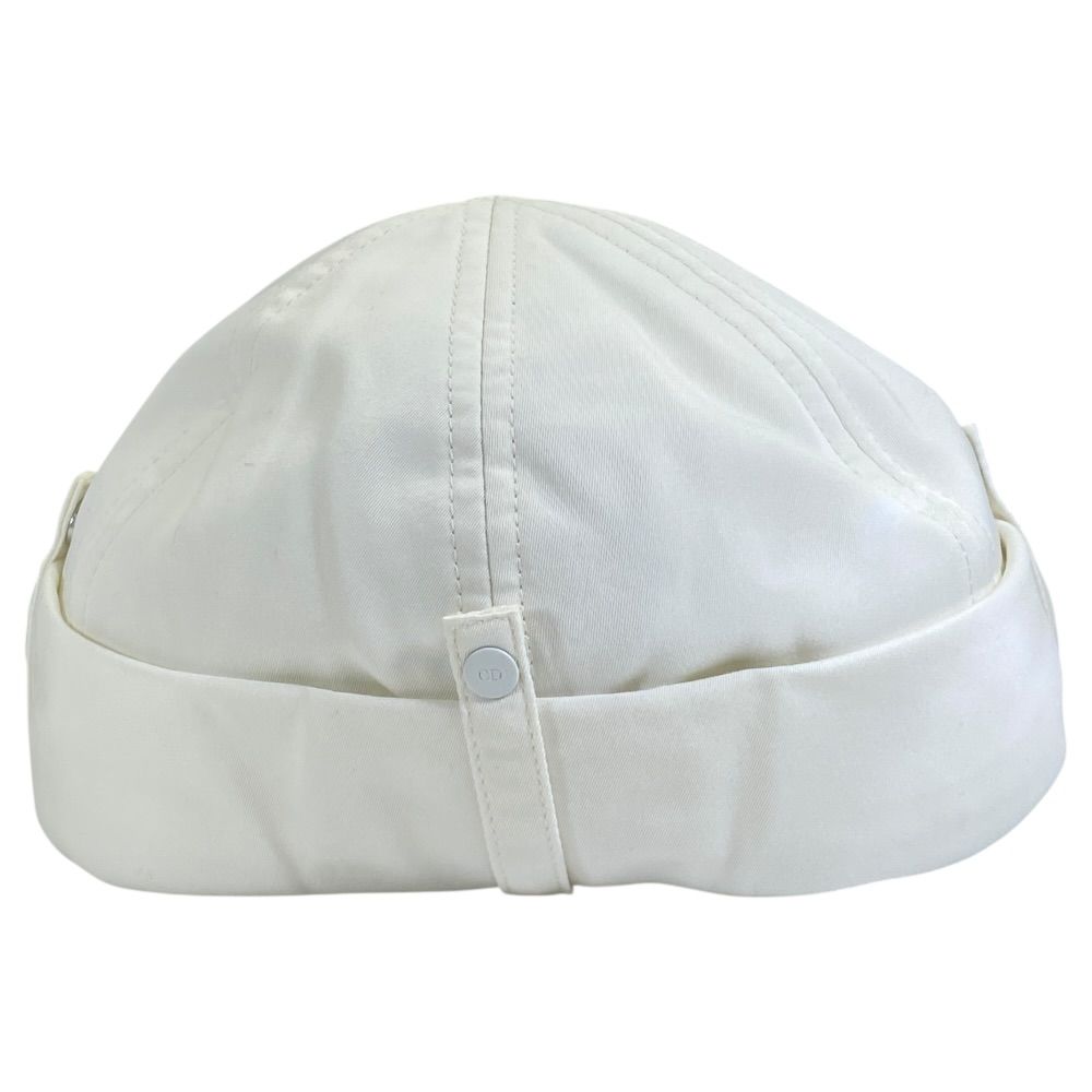 Dior Parley Collaboration Hat Cap Logo Sunshade Cotton Off-white — view 3