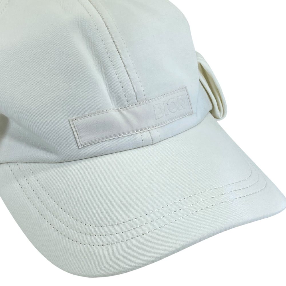 Dior Parley Collaboration Hat Cap Logo Sunshade Cotton Off-white — view 5