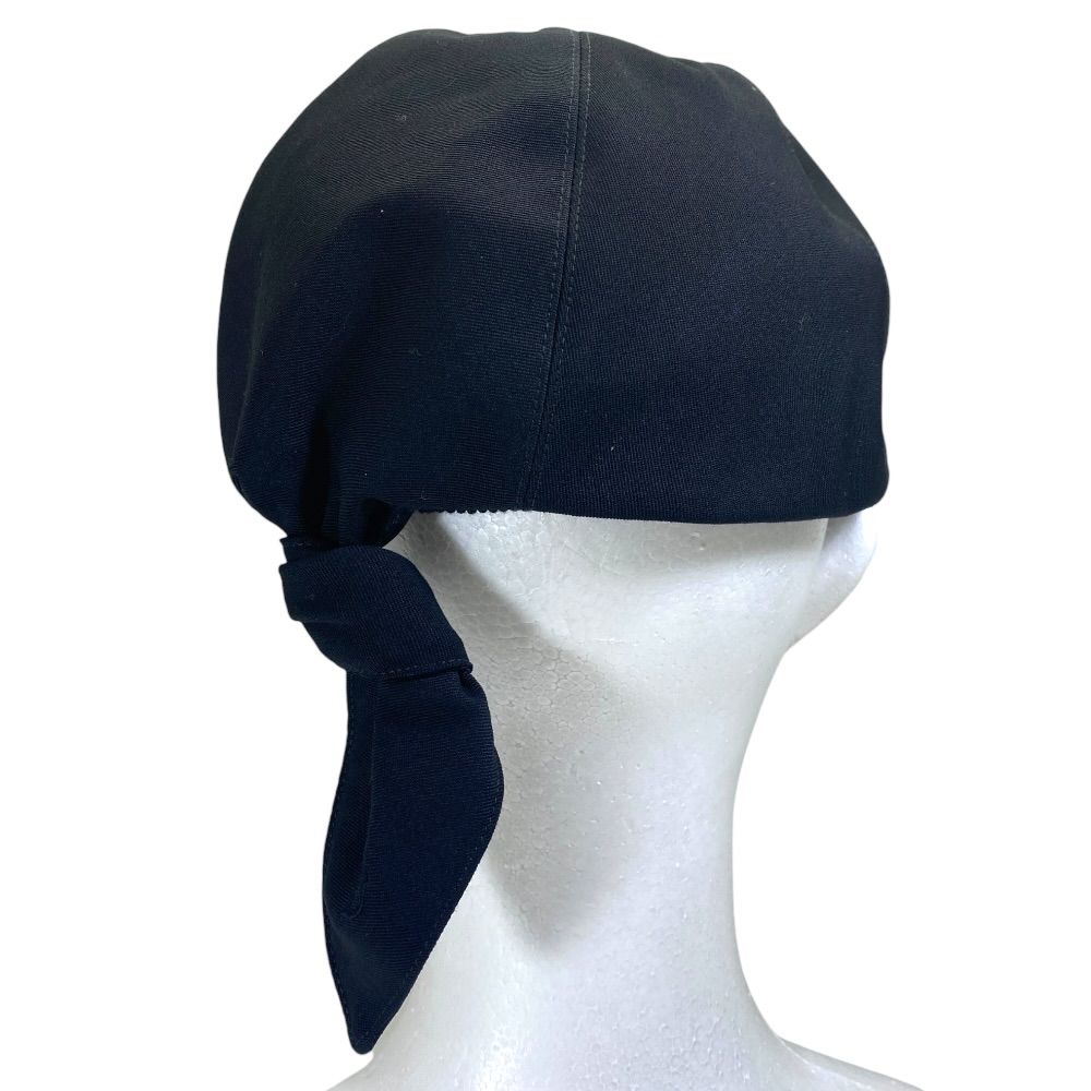 Dior Cap Hat Ribbon Logo Wool Black — view 3