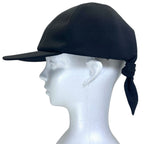 Dior Cap Hat Ribbon Logo Wool Black — view 2