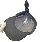 Dior Cap Hat Ribbon Logo Wool Gray — view 5