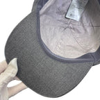 Dior Cap Hat Ribbon Logo Wool Gray — view 6