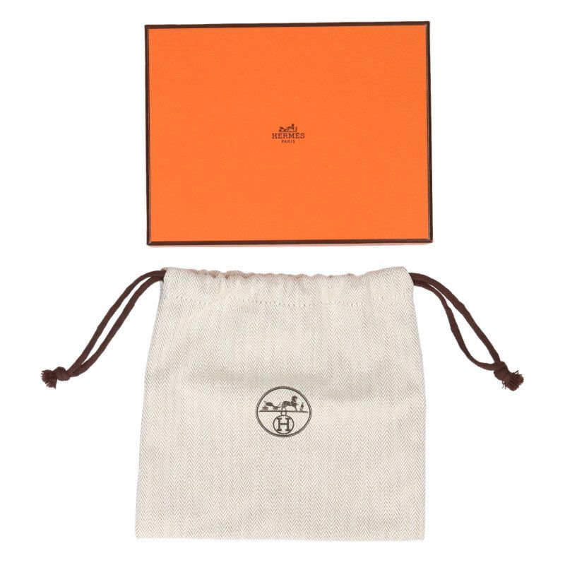 Hermes Constance Slim Bifold Leather Wallet Off-white X — view 5