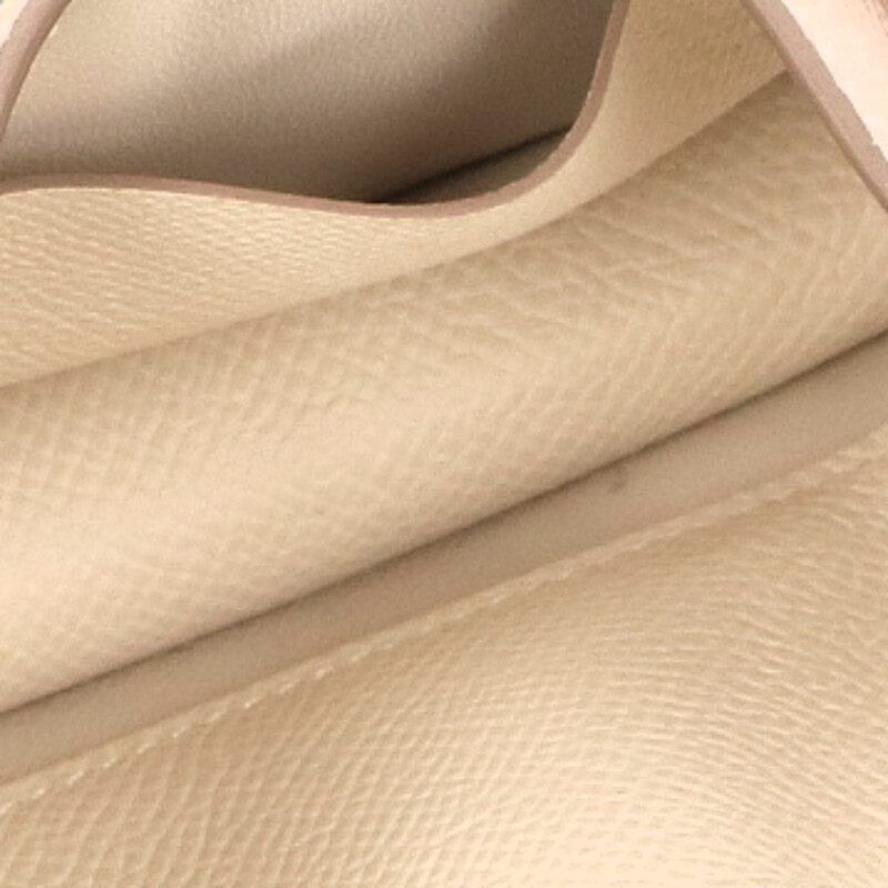 Hermes Constance Slim Bifold Leather Wallet Off-white X — view 3