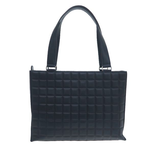 Chanel Chocolate Bar Tote Navy Blue — view 3