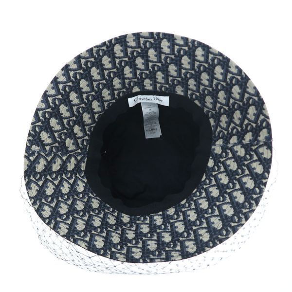 Dior Oblique Teddy-d Hat Navy Blue — view 4