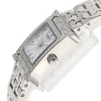 Hermes Watch Mini Diamond SS White Shell — view 5
