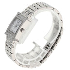 Hermes Watch Mini Diamond SS White Shell — view 2