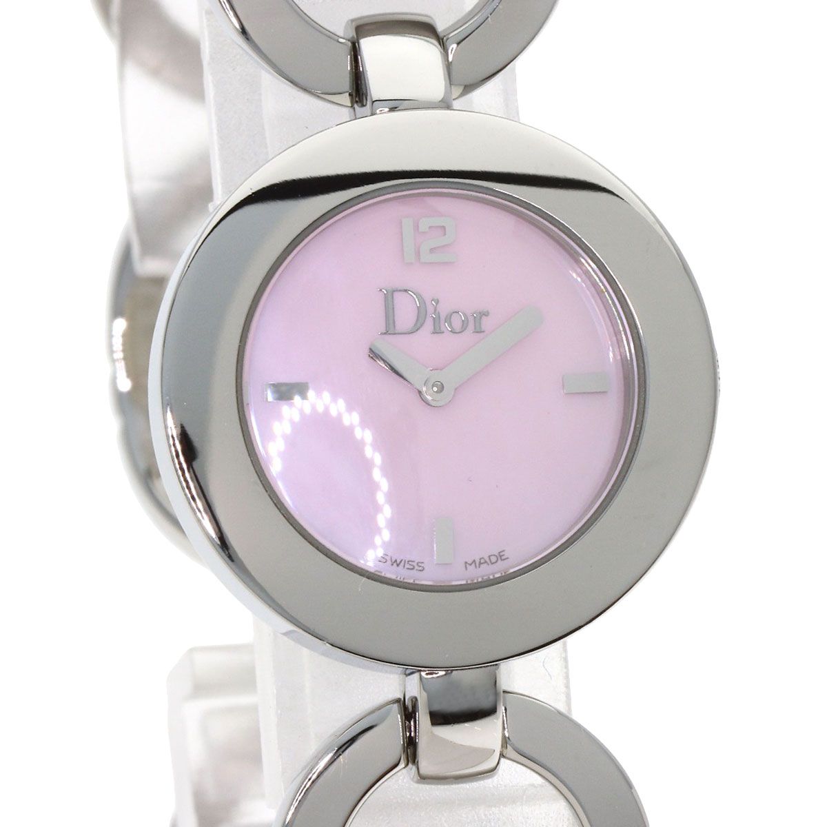 Dior Maris Watch SS Pink Shell — view 4