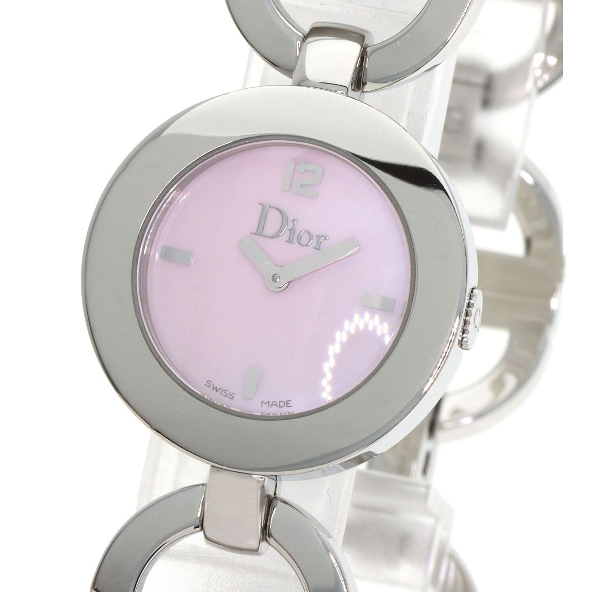 Dior Maris Watch SS Pink Shell — view 3
