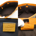 Gucci Tote GG Supreme Canvas Leather Beige Orange Everyday Use — view 7