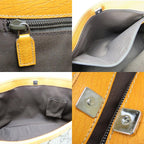 Gucci Tote GG Supreme Canvas Leather Beige Orange Everyday Use — view 8