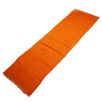 Hermes Shawl Scarf New Libris Cashmere Silk Orange — view 6