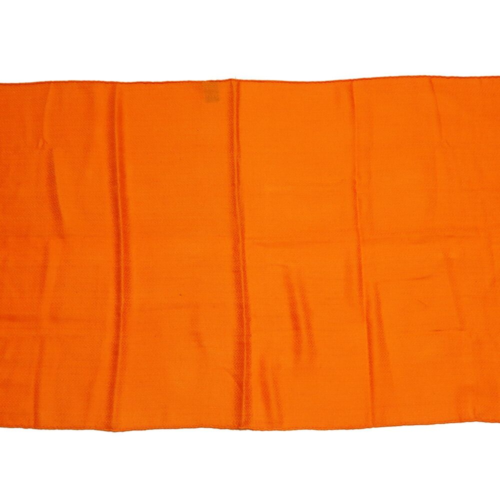Hermes Shawl Scarf New Libris Cashmere Silk Orange — view 3