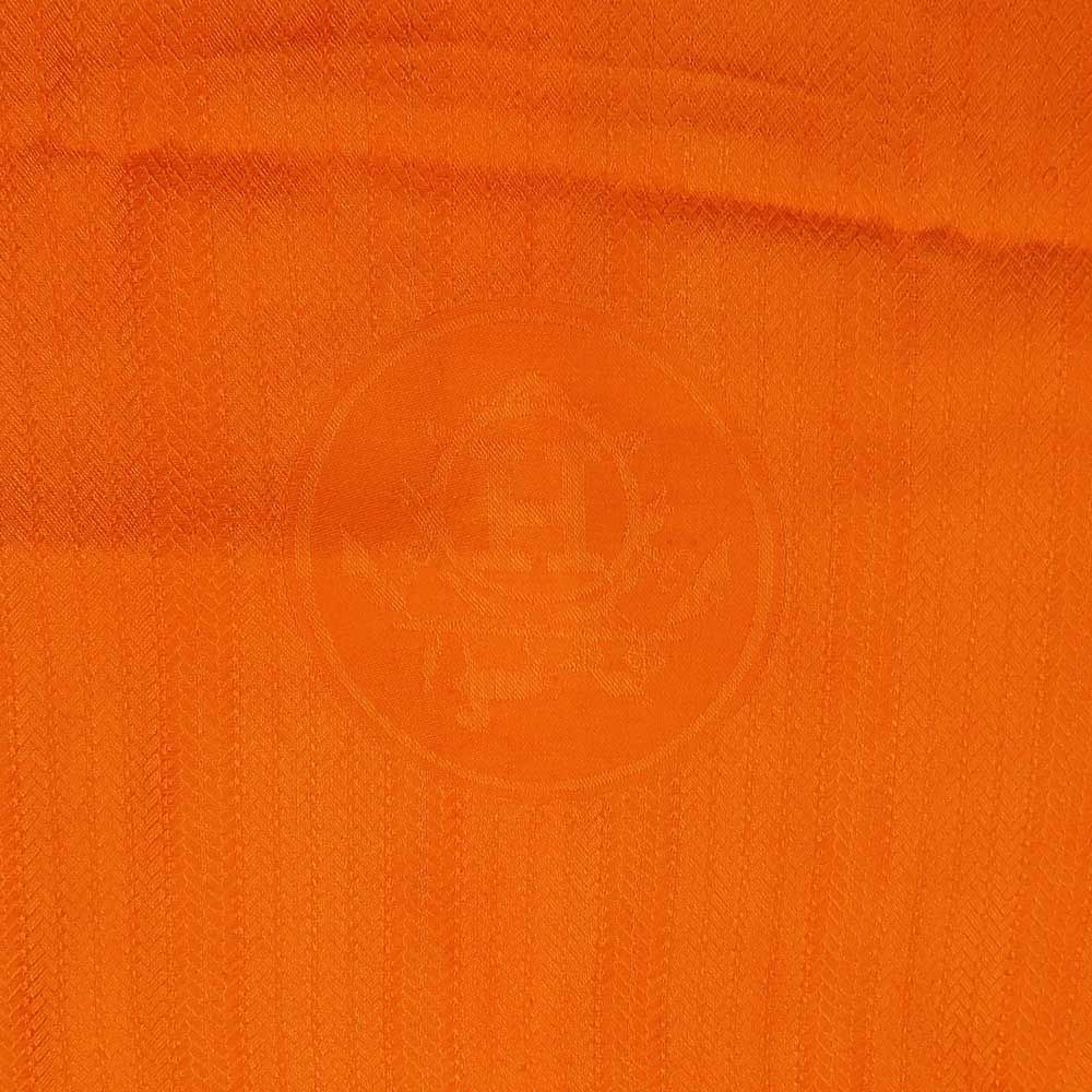 Hermes Shawl Scarf New Libris Cashmere Silk Orange — view 5