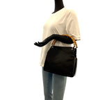 Gucci Bamboo Black Nylon Leather 000 Tote — view 7