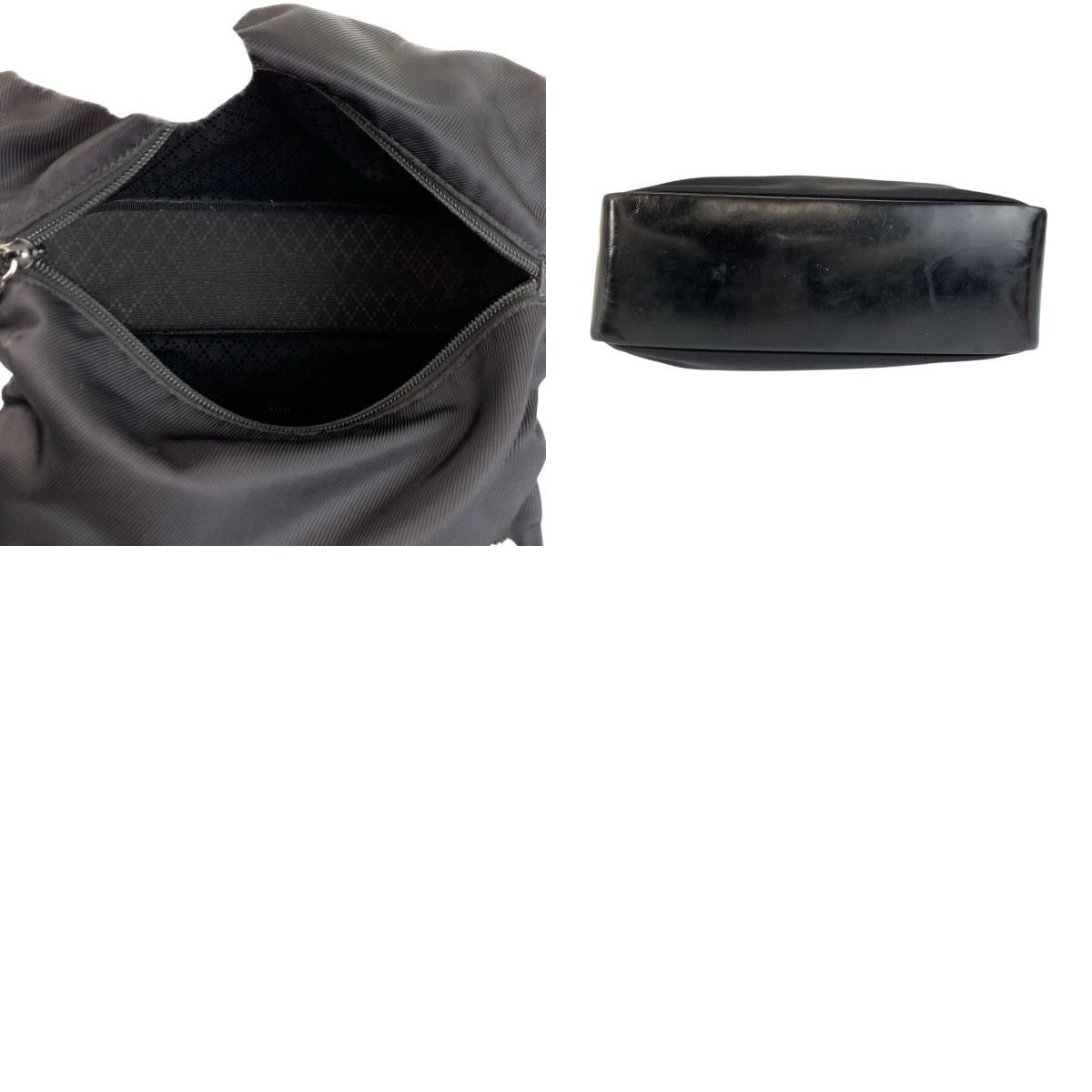 Gucci Bamboo Black Nylon Leather 000 Tote — view 9