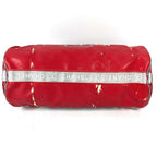 Chanel Shoulder Bag CC Logo Rubber Red X White — view 5